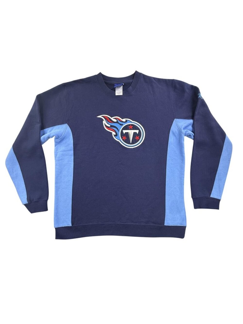 Vintage Tennessee Titans Sweatshirt Mens Large Blue NFL Football Reebok 2000s